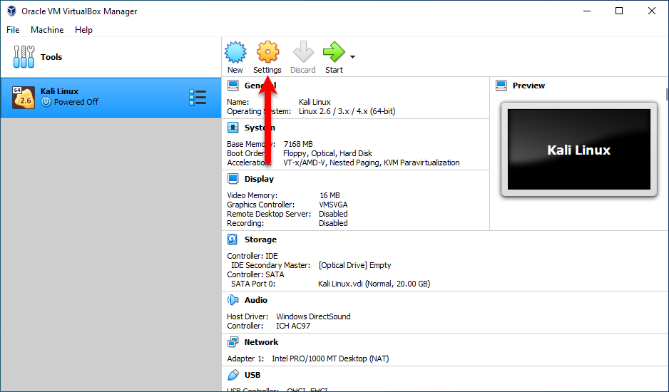 virtual optical disk windows 10 virtualbox