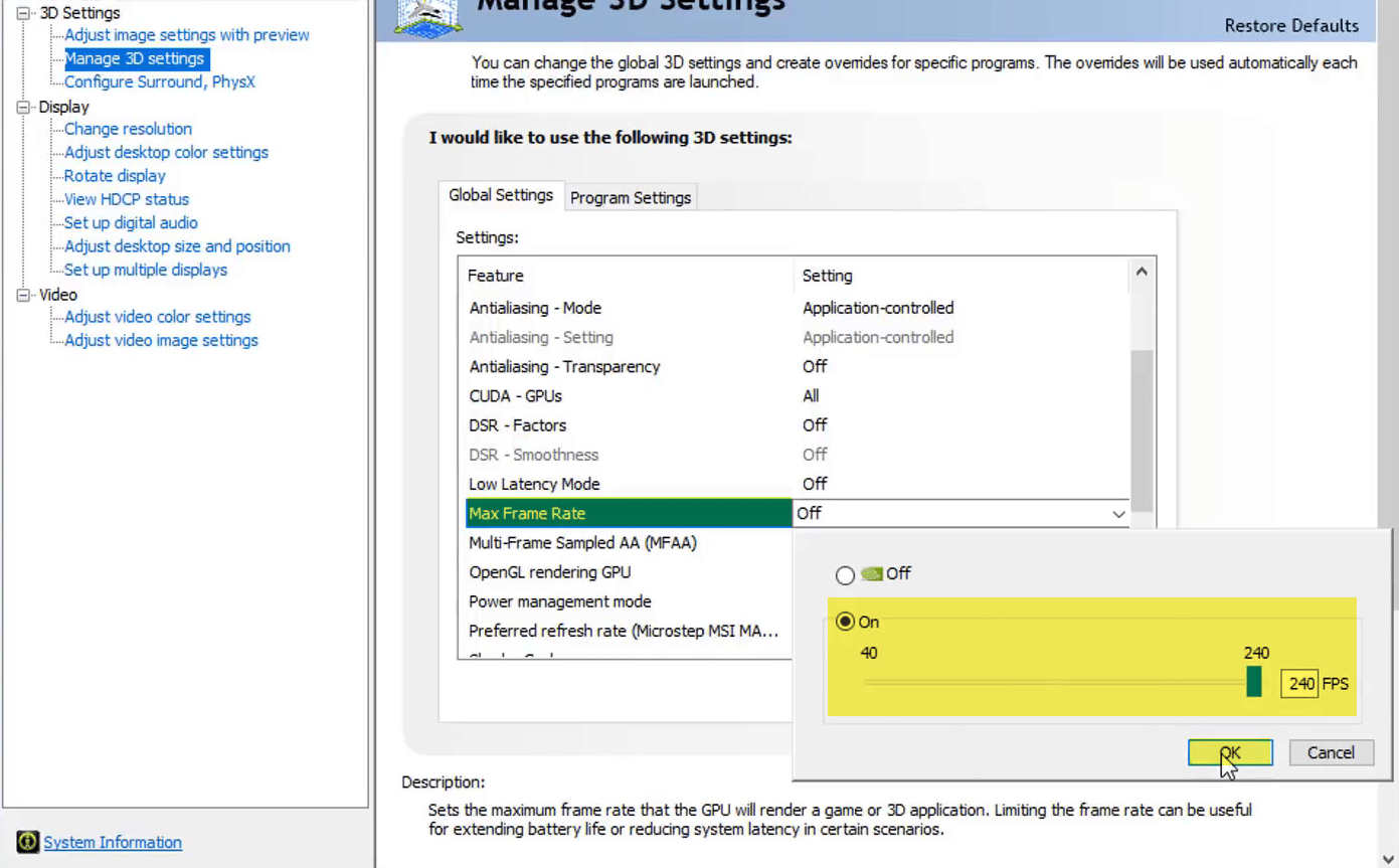 nvidia 3d settings guide