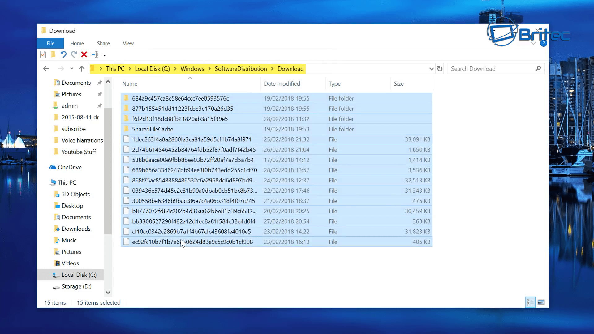 clearing browser cache windows 10