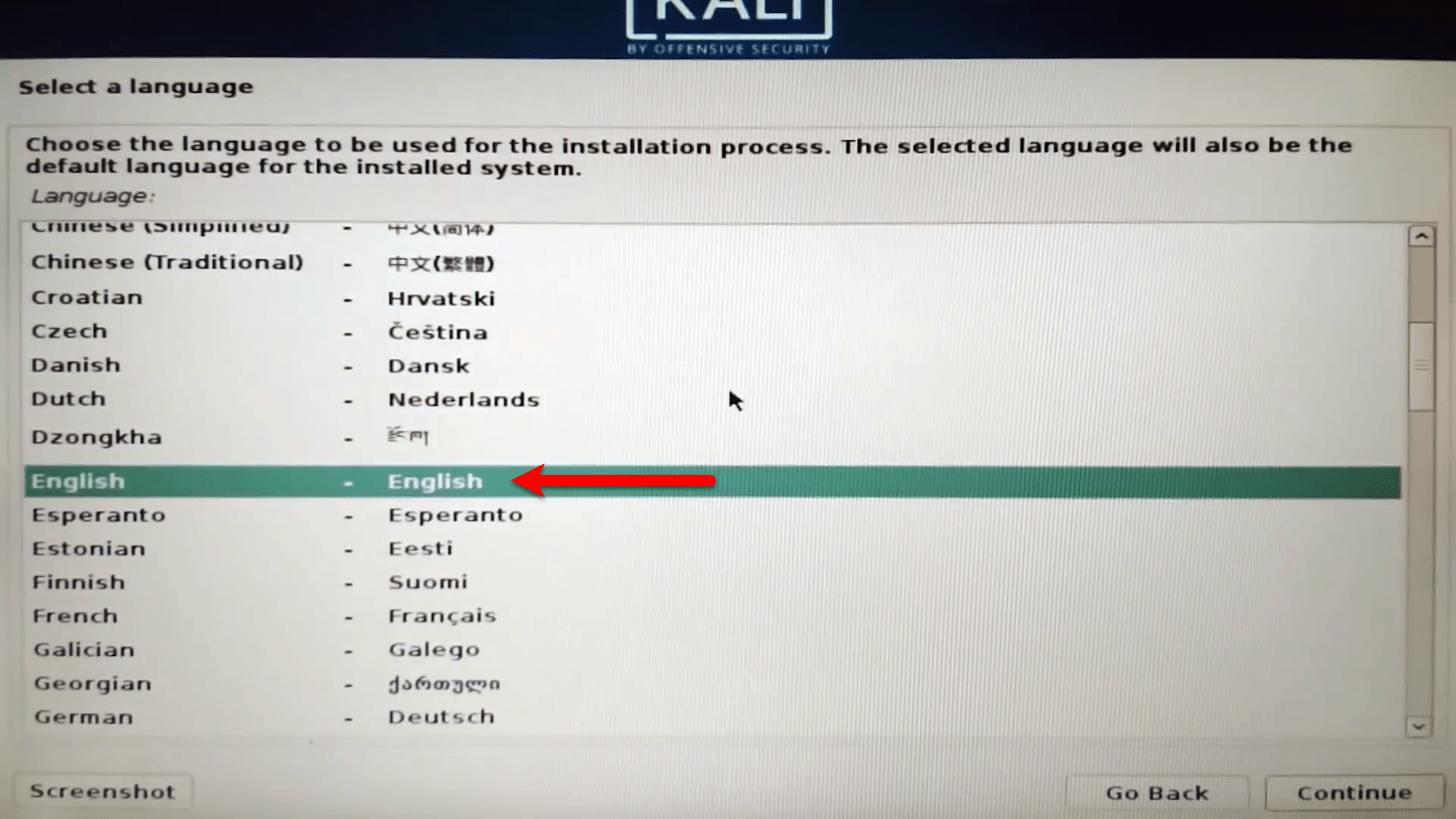 Select your language