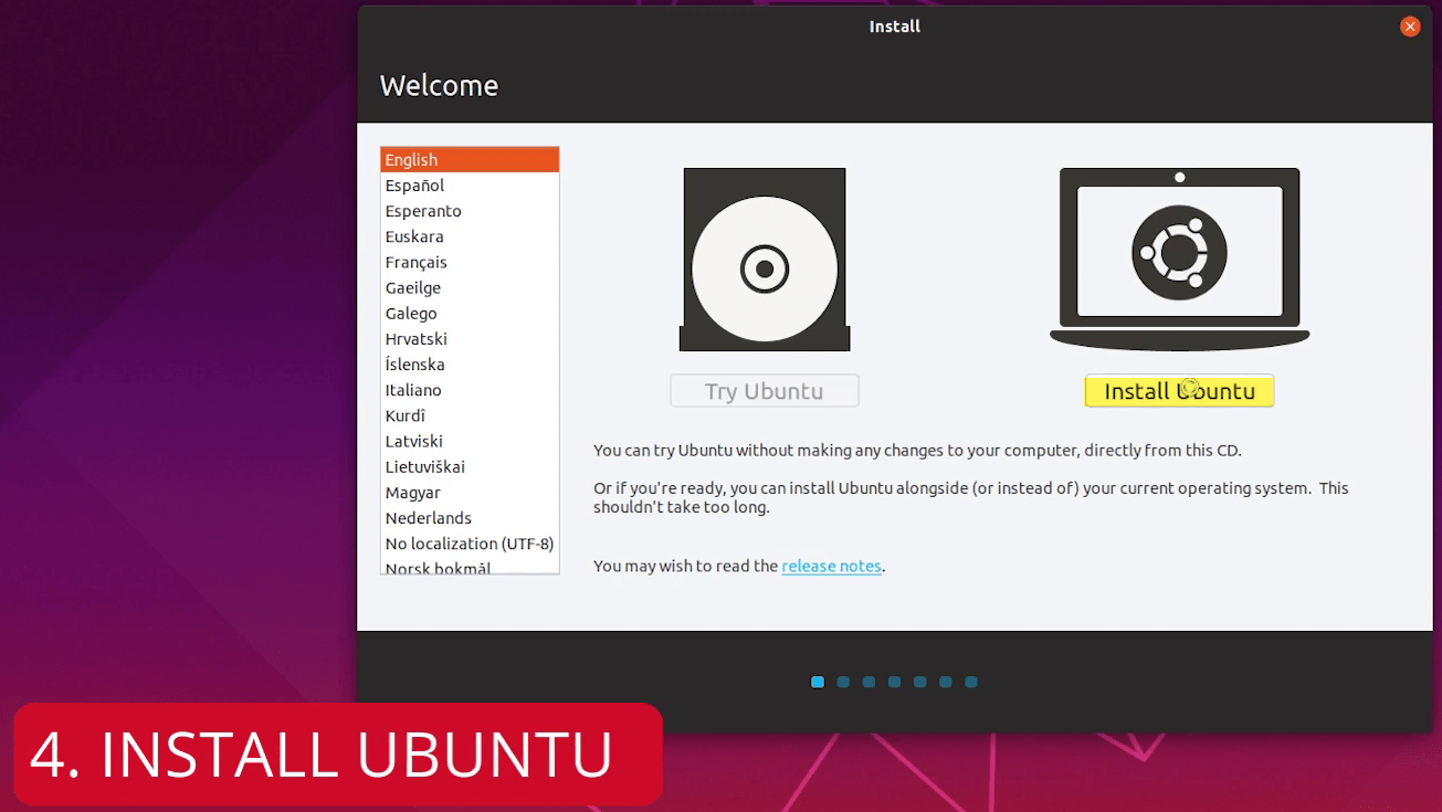 Install Ubuntu