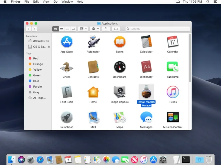 Download macOS Mojave