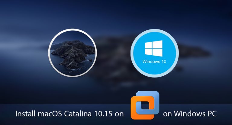 How to Install macOS Catalina 10.15 on VMware on Windows PC
