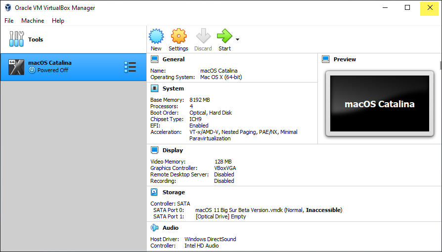 Lukk VirtualBox