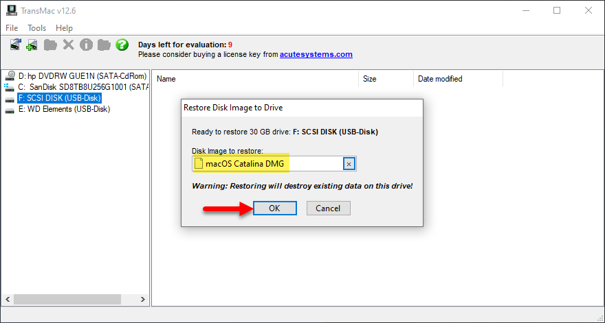 dmg file usb bootable