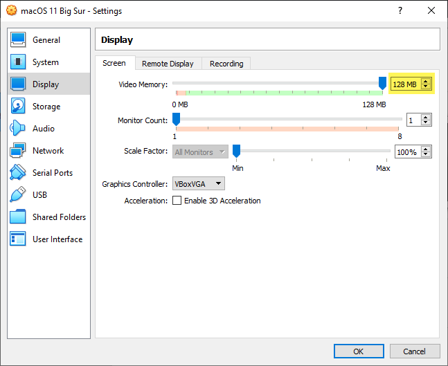 Increase Video Memory