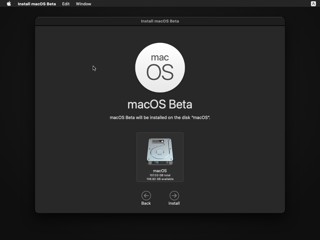 Install macOS Big Sur