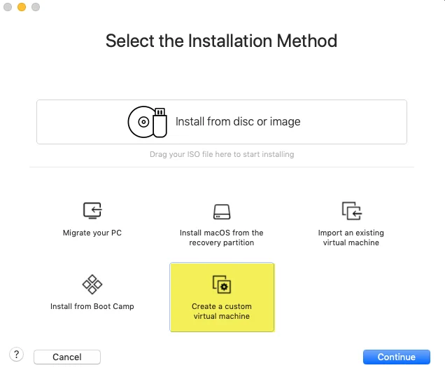 Create a custom virtual machine