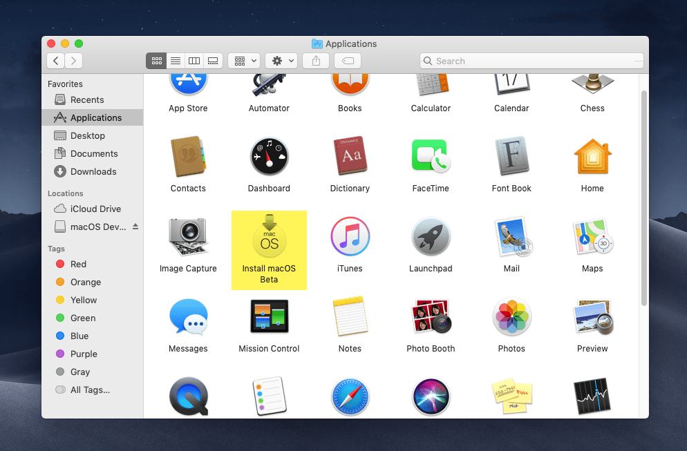 macos dmg mojave