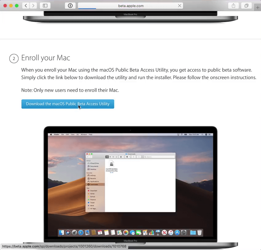 Download macOS Catalina Public beta