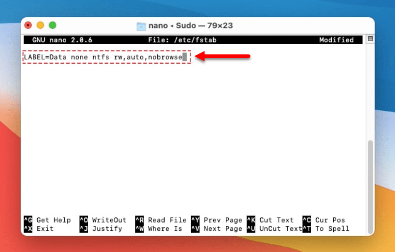 ntfs mac big sur