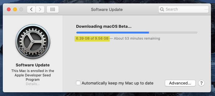 Downloading Update