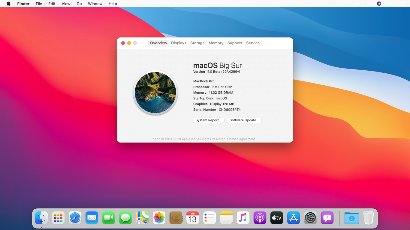 macos big sur iso for virtualbox