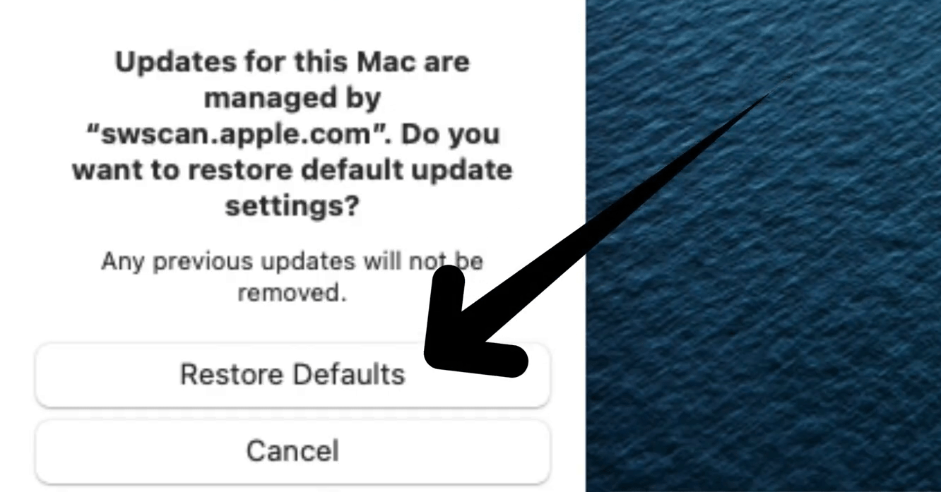 Restore Defaults