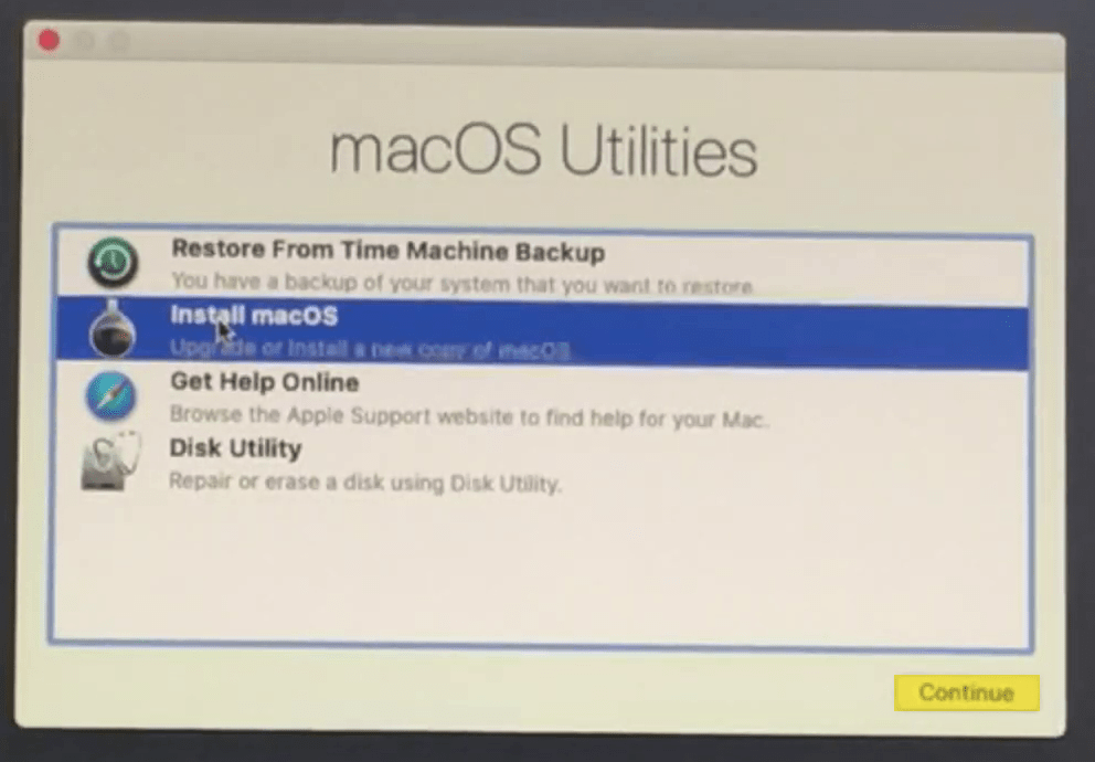 Install macOS