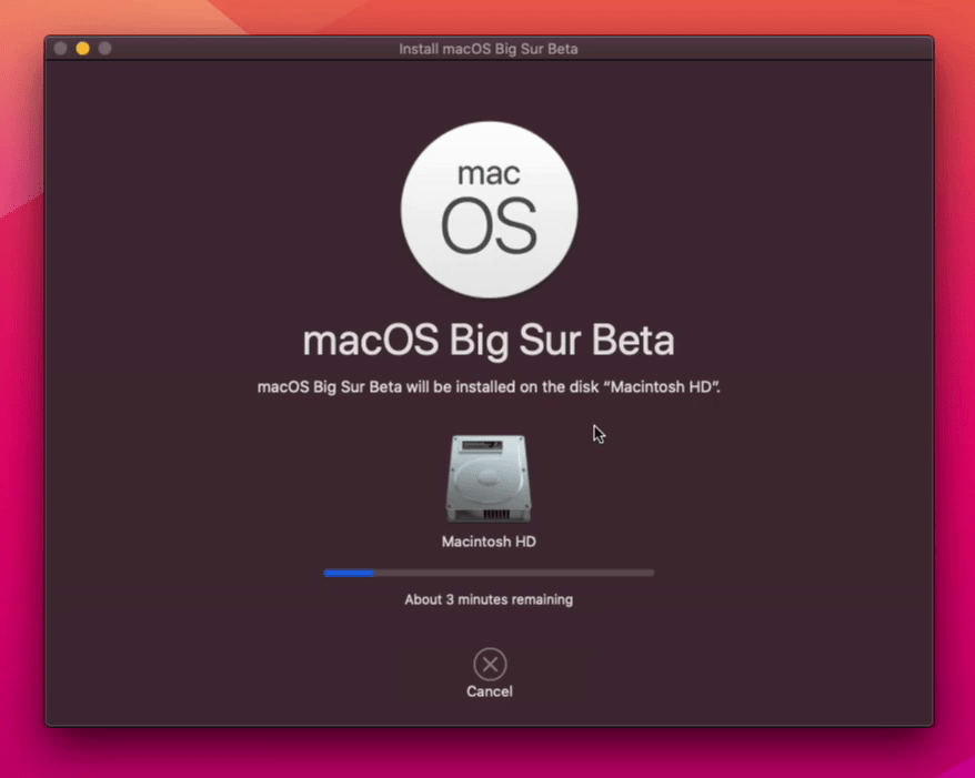 upgrade macos catalina to big sur