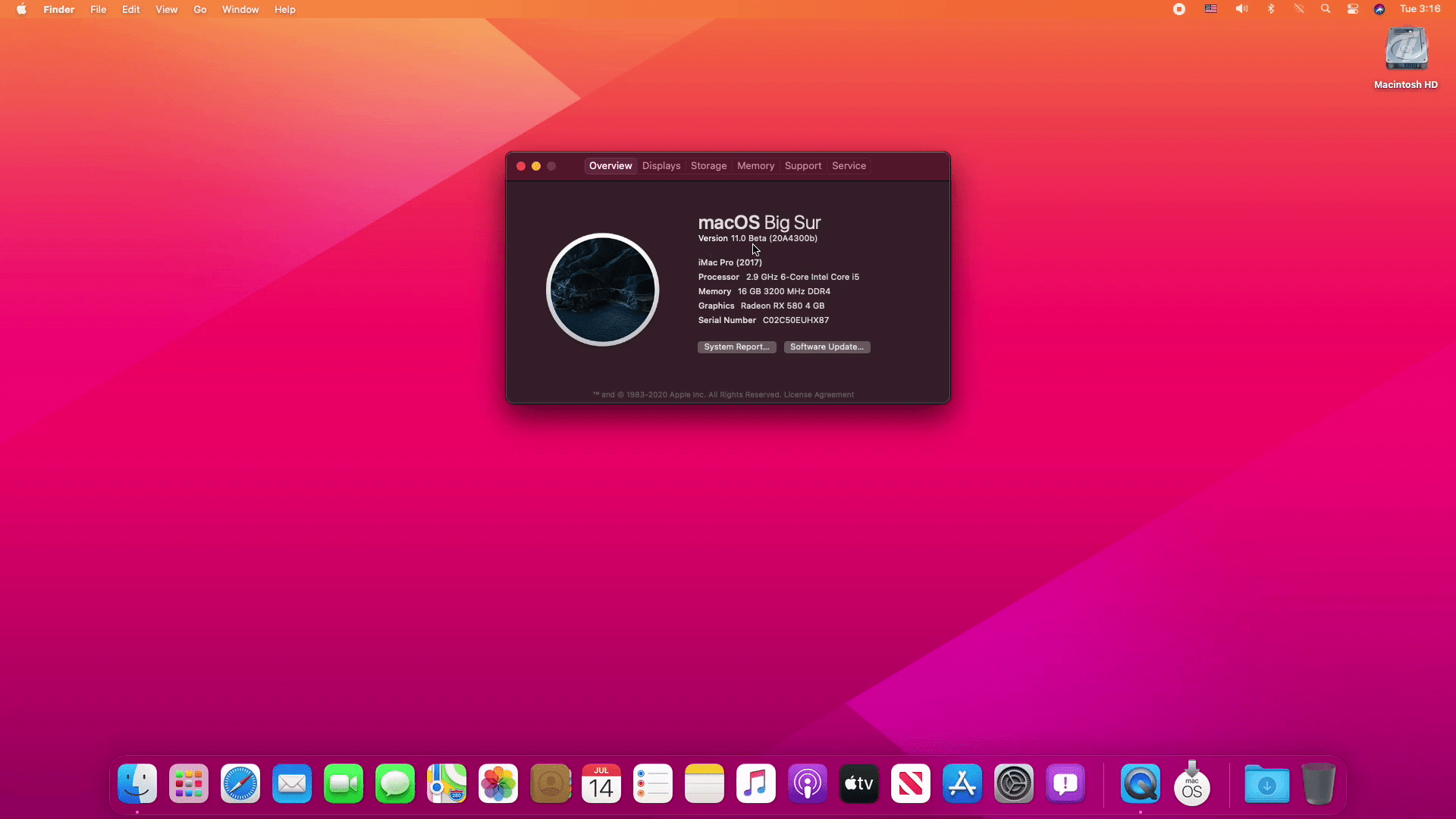 mac os big sur hackintosh