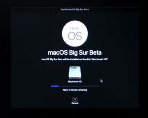 installing mac big sur