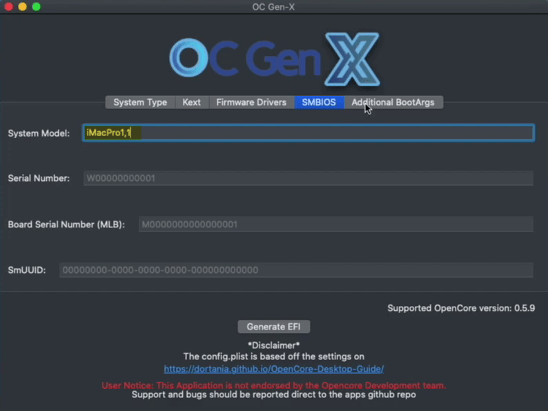 hackintosh smbios generator