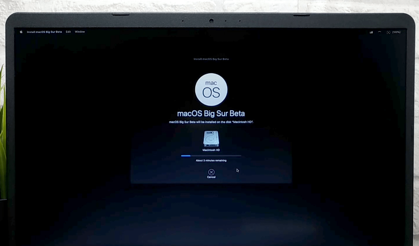 Installing macOS Big Sur