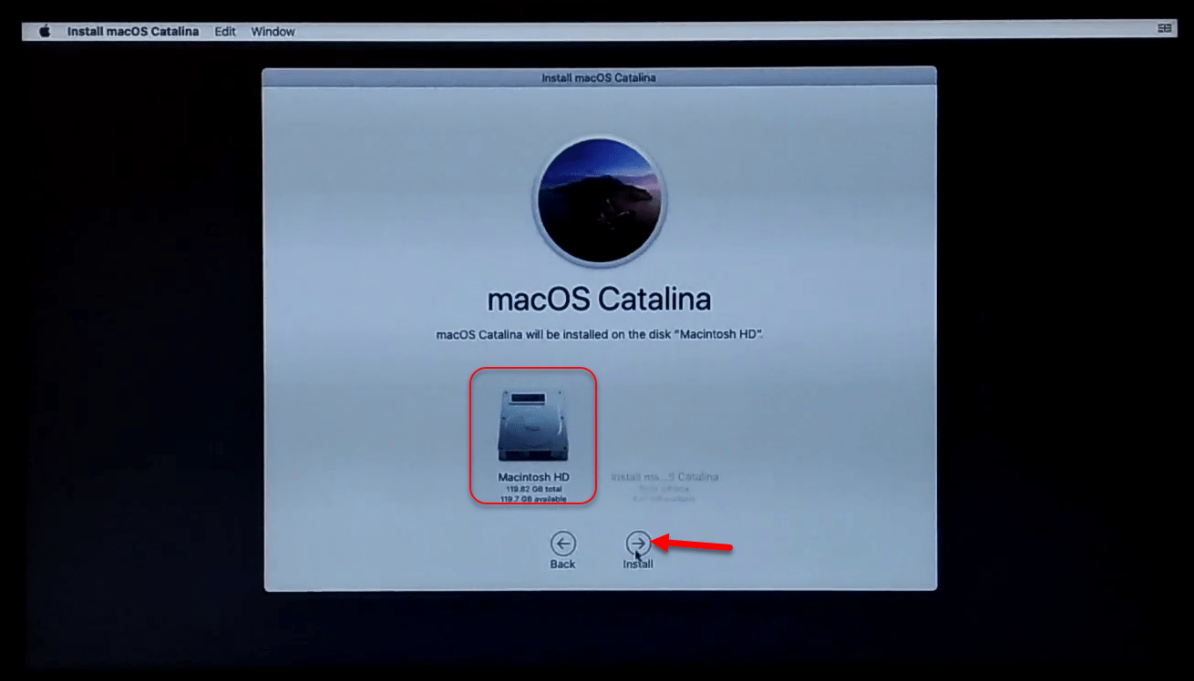 Install catalina mac