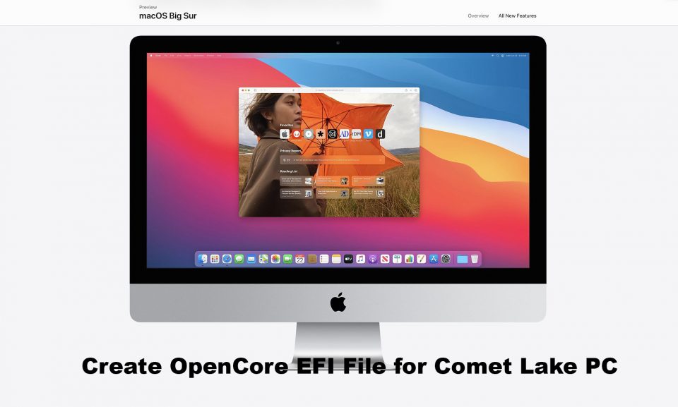 How to Create OpenCore EFI File for Comet Lake PC