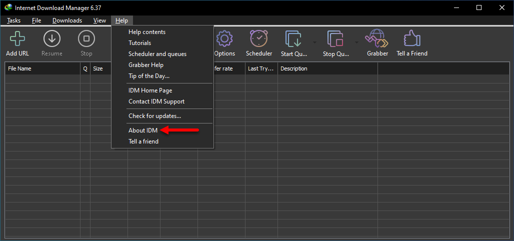 open idm register key