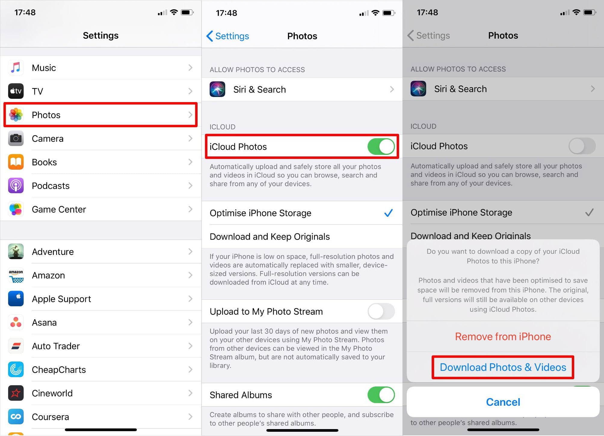 how to download photos from iphone to mac computer