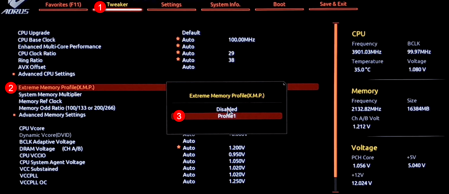 Extreme Memory Profile