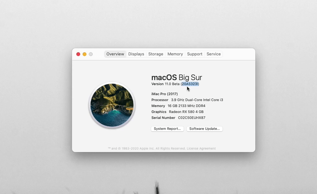 macOS Big Sur Beta