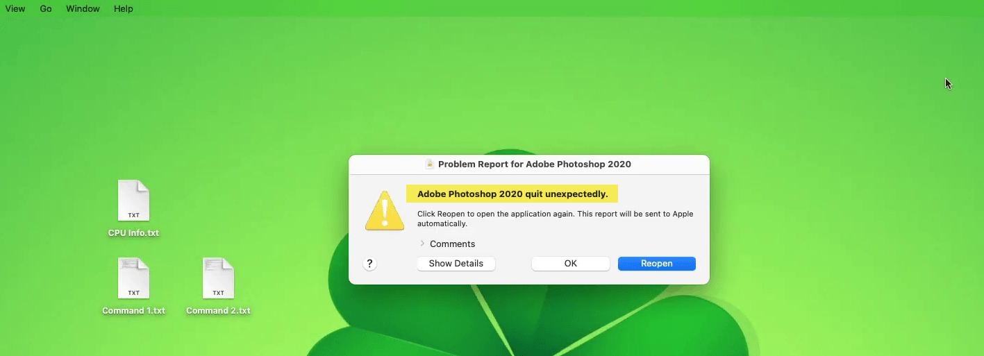Adobe error