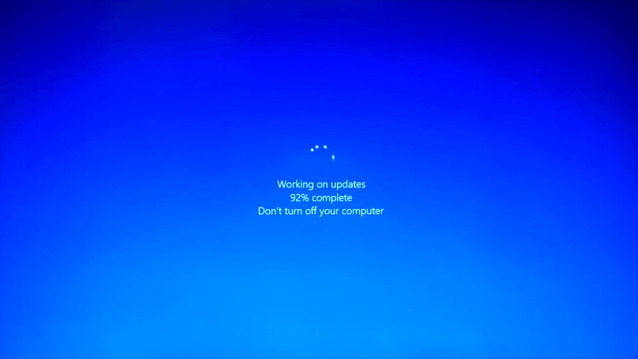 Installing update