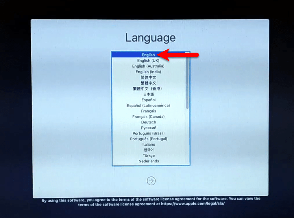 Select your language