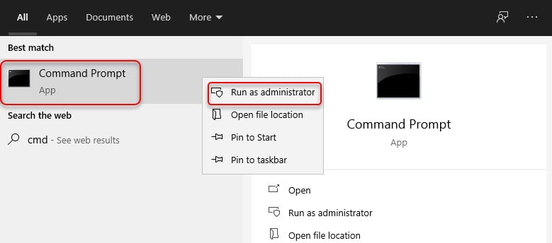 Run As Administrator