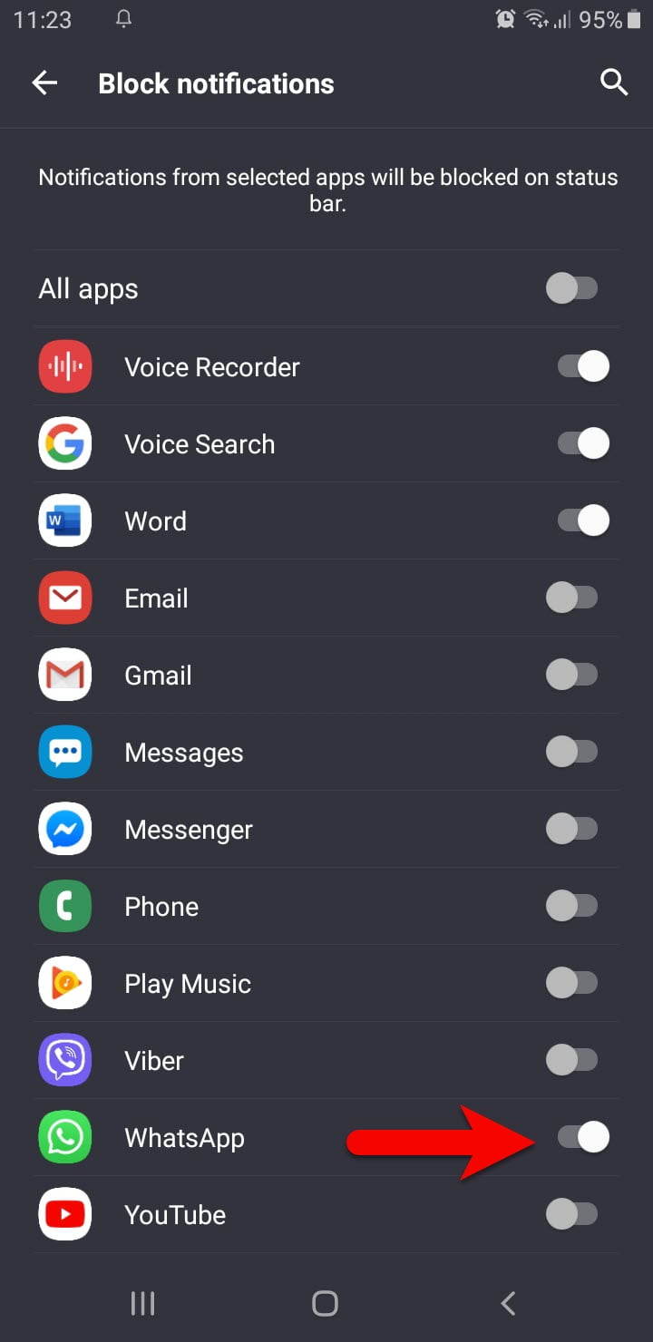 Select apps