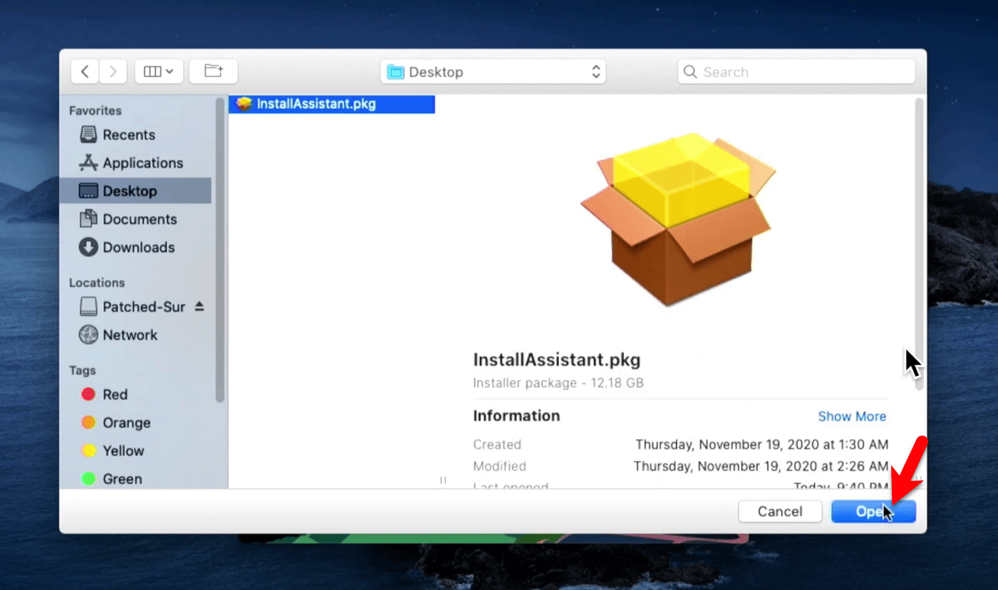 create an installer package for mac