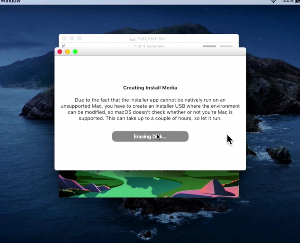 running big sur on unsupported mac