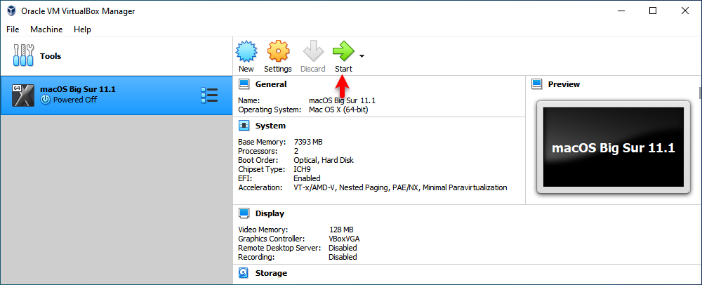 virtualbox mac big sur