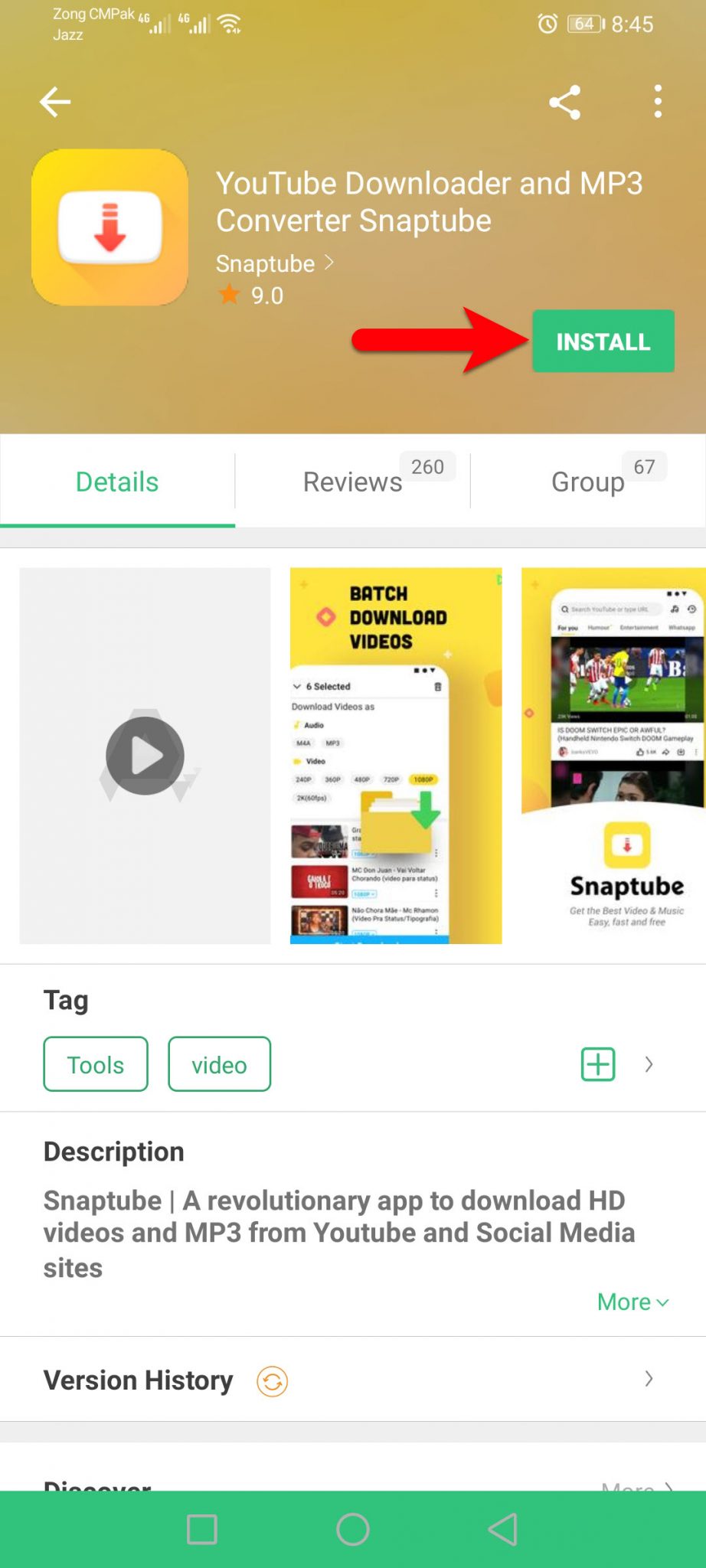 How to Download YouTube Videos using Snaptube