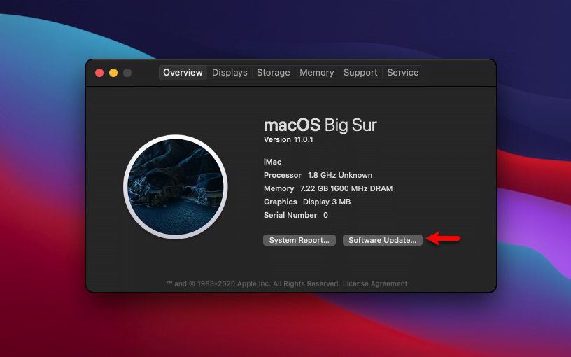 big sur macos virtualbox