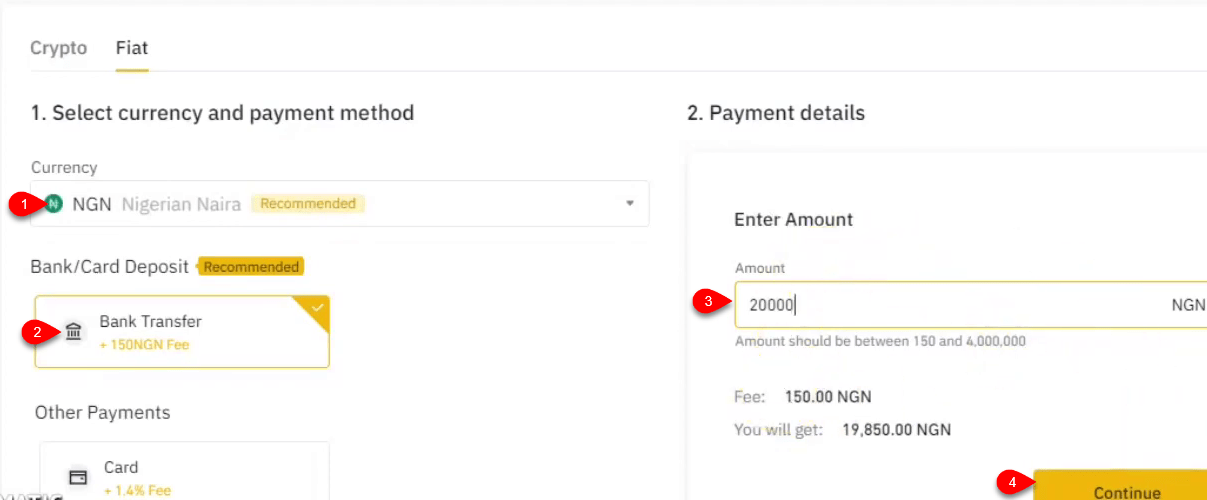 how to deposit money into your binance account