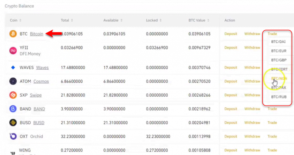 calculating fiat price from cryptocurrency order book