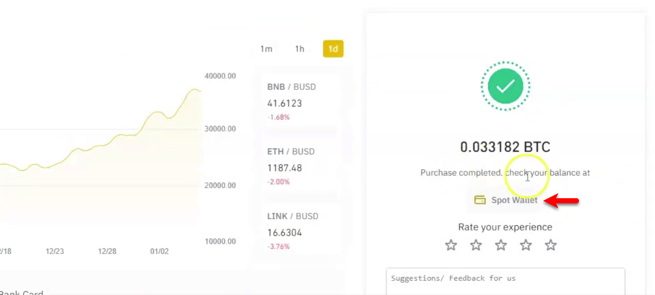 Spot wallet