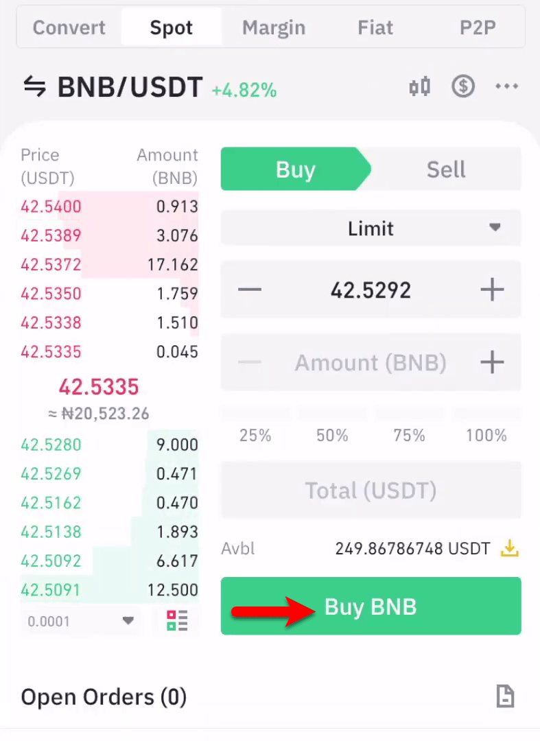 Buy BNB