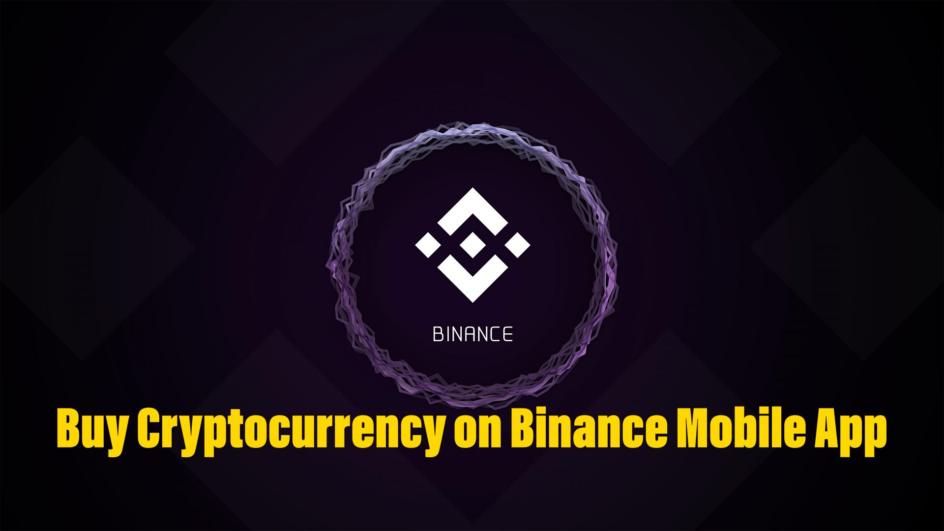 buying cryptocurrency with binance