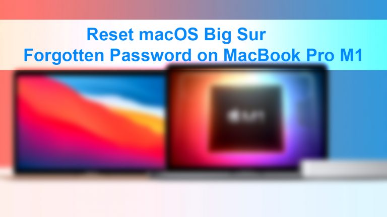 i forgot my macbook pro password