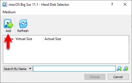 Use an existing virtual hard disk file