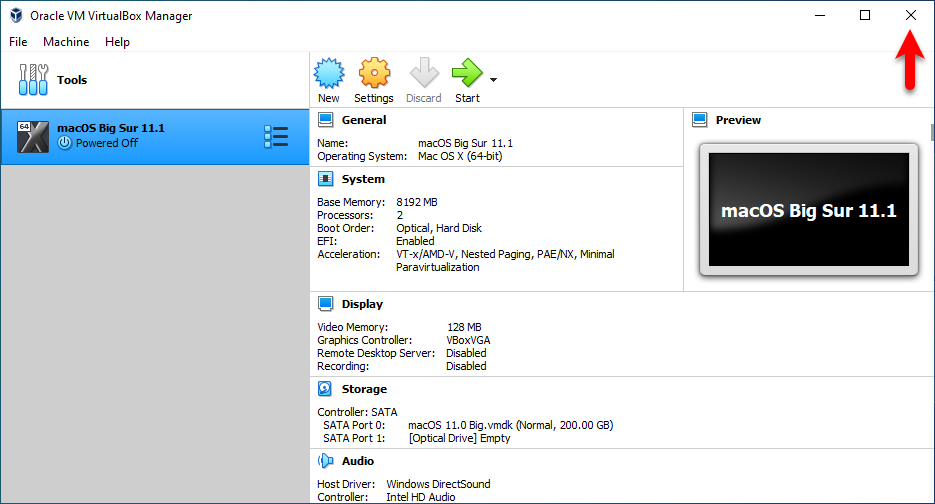 Disk to vmdk. VIRTUALBOX настройки видеокарты.