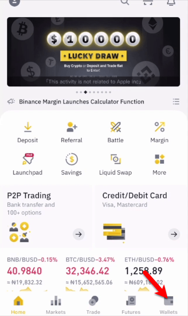 does binance have a crypto wallet