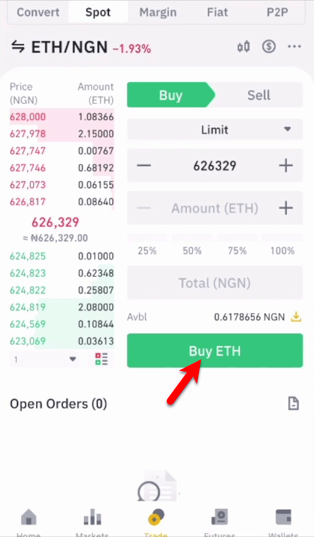 How to Buy Cryptocurrency on Binance Mobile App